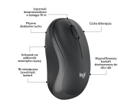 Logitech MK295 Silent Wireless grafitowy - 595519 - zdjęcie 11